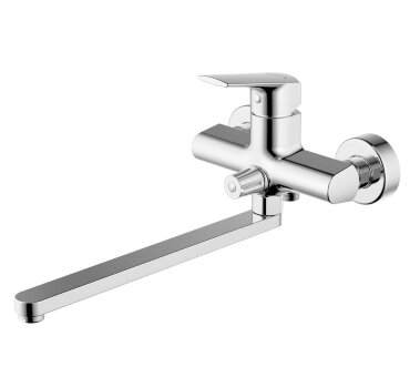 Смеситель для ванны c длинным изливом Bravat Real Смеситель для ванны c длинным изливом Bravat Real