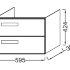 Тумба подвесная без раковины Jacob Delafon Rythmik EB1300-E70