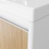 Тумба подвесная VELVEX Klaufs 80.1Y-617.216 с раковиной Cersanit COMO 80