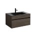 База под раковину Chiara 800 подвесная, 1 выкатной ящик soft-close, R.Oak