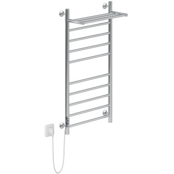 Полотенцесушитель Электрич.кабельный Ника WAY-2 100/50 с полкой левый тэн