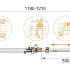 Душевая дверь CEZARES STYLUS-O-M-BF-1-120-C-Cr
