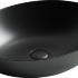 Умывальник чаша накладная овальная (цвет Чёрный Матовый) Element 520*395*130мм