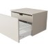 Тумба подвесная VELVEX Unit 60x40 выдв. ящик внутр. ящик шёлк шампань