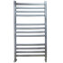 Полотенцесушитель Ника MODERN ЛМ-6 100/50 Matt Antique Silver с вентилями (комплект люкс)
