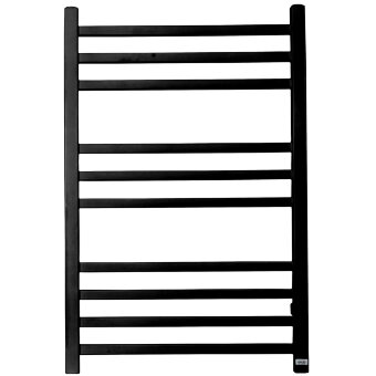 Полотенцесушитель GROIS Polo GR-003 500х800 П10 (3+3+4) RAL9005 черный матовый