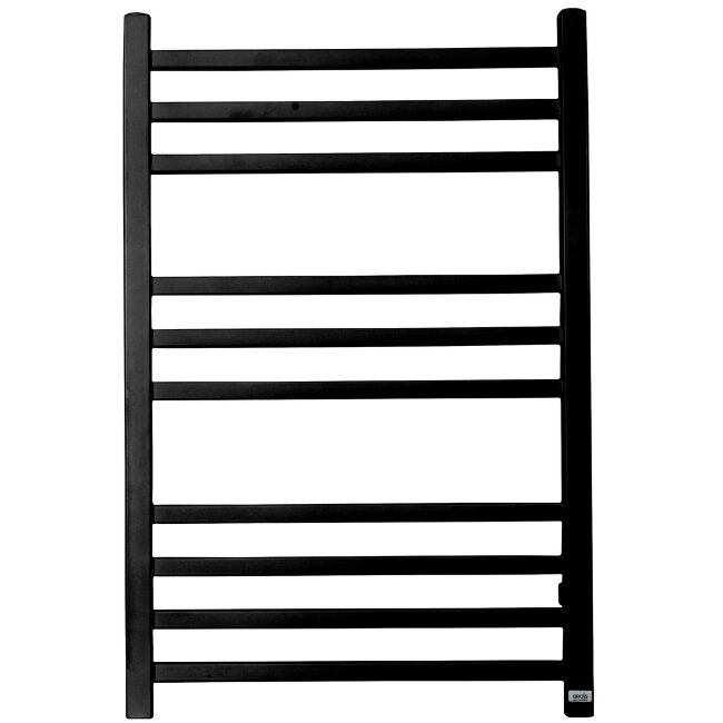 Полотенцесушитель GROIS Polo GR-003 500х800 П10 (3+3+4) RAL9005 черный матовый