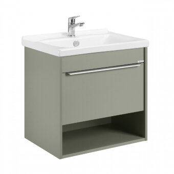 Тумба-умывальник ХОУП 60, 1 ящ., подвесная, хаки (под раковину МИРАНДА 60)