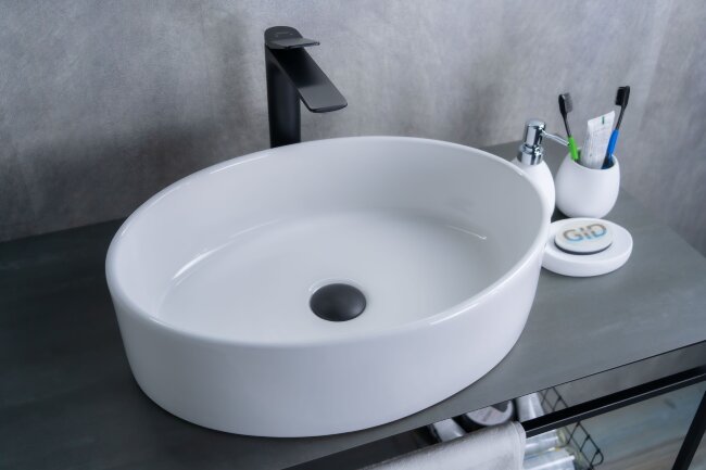 Раковина Gid N9012 51106 накладная белая 50x36x14 Раковина Gid N9012 51106 накладная белая 50x36x14