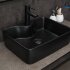 Раковина Gid Bm9091 53373 накладная черная матовая 48x37x13 Раковина Gid Bm9091 53373 накладная черная матовая 48x37x13