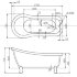 Акриловая ванна BELBAGNO BB20-1700