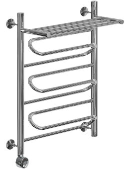 Полотенцесушитель Электрич. Ника CURVE ЛZ ВП 80/60 левый тэн