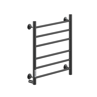 Полотенцесушитель Электрич.кабельный Ника WAY-2 60/40 RAL9005 черный матовый левый тэн