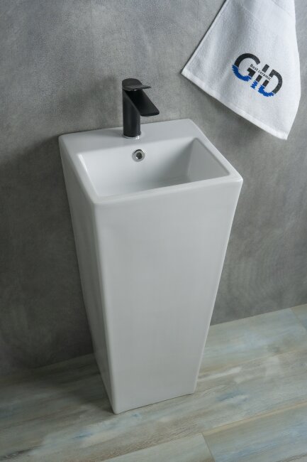 Раковина Gid Nb147 81104 накладная белая 34x33x85 Раковина Gid Nb147 81104 накладная белая 34x33x85