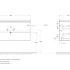 База под раковину подвесная BelBagno ALBANO-1000-2C-SO-RNG