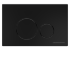 Система инсталляции для унитазов CERAMICANOVA Envision с кнопкой смыва Round цвет чёрный матовый и креплениями, арт. CN1001B