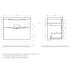База под раковину подвесная BelBagno MARINO-H60-800-2C-SO-BL-P