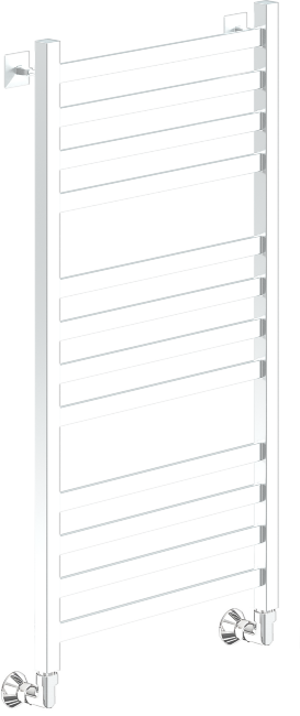 Полотенцесушитель Ника MODERN ЛМ-6 100/50 RAL9016 белый матовый