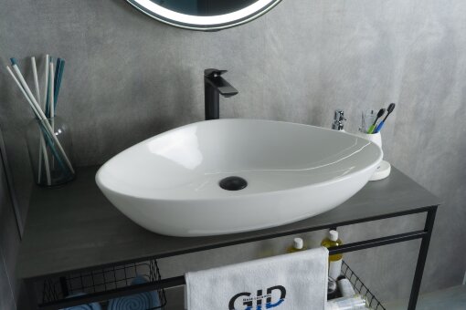 Раковина Gid N9062 51117 накладная белая 66.5x44x15 Раковина Gid N9062 51117 накладная белая 66.5x44x15