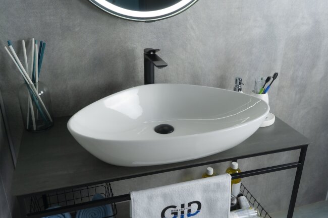 Раковина Gid N9062 51117 накладная белая 66.5x44x15 Раковина Gid N9062 51117 накладная белая 66.5x44x15