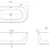 Акриловая ванна BELBAGNO BB108-170-80