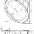 Акриловая ванна Aquanet Palau 140x140 (с каркасом)