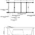 Каркас сварной для акриловой ванны Aquanet Borneo/Cariba 170x75 L/R
