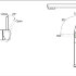 Смеситель для умывальника высокий Bravat Arc F16061C-A2-ENG