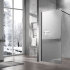 Душевая перегородка Walk-In VSW-1H900MRB, 900*2000, черный матовый, стекло зеркальное