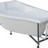 Акриловая ванна Aquanet Palma 170x90/60 L (с каркасом)