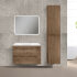 База под раковину Fine 800 подвесная, 2 выкатных ящика soft close, V.Oak