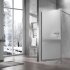 Душевая перегородка Walk-In VSW-1H900MRGM, 900*2000, вороненая сталь, стекло зеркальное
