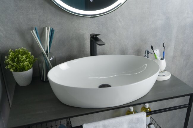 Раковина Gid N9433 51148 накладная белая 61x41x14.5 Раковина Gid N9433 51148 накладная белая 61x41x14.5