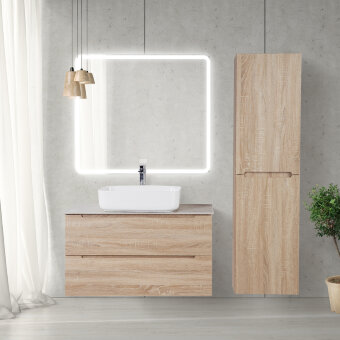 Зеркало BelBagno SPC-MAR-900-800-LED-TCH-WARM