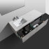 Мебель B&W U909.1500 основной шкаф, Hopper металлический ящик, кварцевая / раковина (1494x582x450)