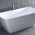 Ванна каменная отдельностоящая матовая 180х81 Salini AGATHA 100221M