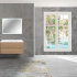 База под раковину Gio 100 подвесная, 2 выкатных ящика soft-close, N.Oak