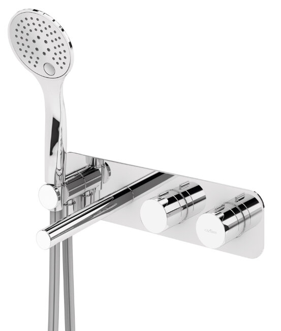 Встраиваемый термостатический смеситель для ванны и душа однорычажный CEZARES CZR-B-VDM1-T-NOP Встраиваемый термостатический смеситель для ванны и душа однорычажный CEZARES CZR-B-VDM1-T-NOP