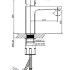 Смеситель для раковины Lamberto 0105 Cr