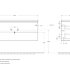 База под раковину подвесная BelBagno ALBANO-1200-2C-SO-RR