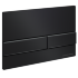 Система инсталляции для унитазов CERAMICANOVA Envision с кнопкой смыва Flat цвет черный матовый, креплениями, арт. CN1002B
