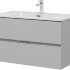 Тумба под раковину Aquanet Алвита new серый