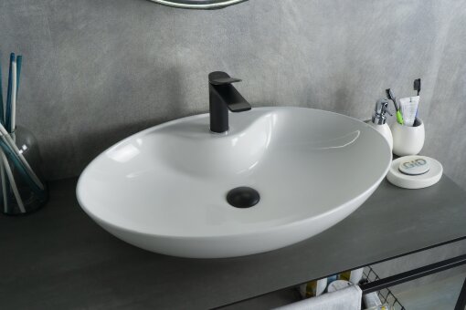 Раковина Gid N9438 51151 накладная белая 65x43x12 Раковина Gid N9438 51151 накладная белая 65x43x12