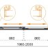 Душевая шторка на ванну CEZARES TANDEM-SOFT-VF-2-200/145-C-Cr-IV