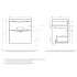 База под раковину подвесная BelBagno MARINO-H60-600-2C-SO-RW-P