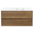 База под раковину Gio 100 подвесная, 2 выкатных ящика soft-close, T.Oak