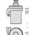 Дозатор Colombo Design Link В9310 DX.000 правосторонний