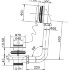 Слив-перелив для BB04/05/06/20/21/22 BB-OVF-02-CRM, хром