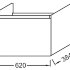 Тумба подвесная без раковины Jacob Delafon Odeon Up EB886-N14