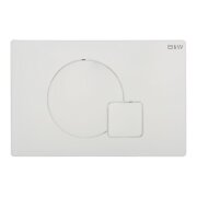 Клавиша смыва B&W WPI-09521 серия Q, цвет: Glossy Ivory (244х162х11)